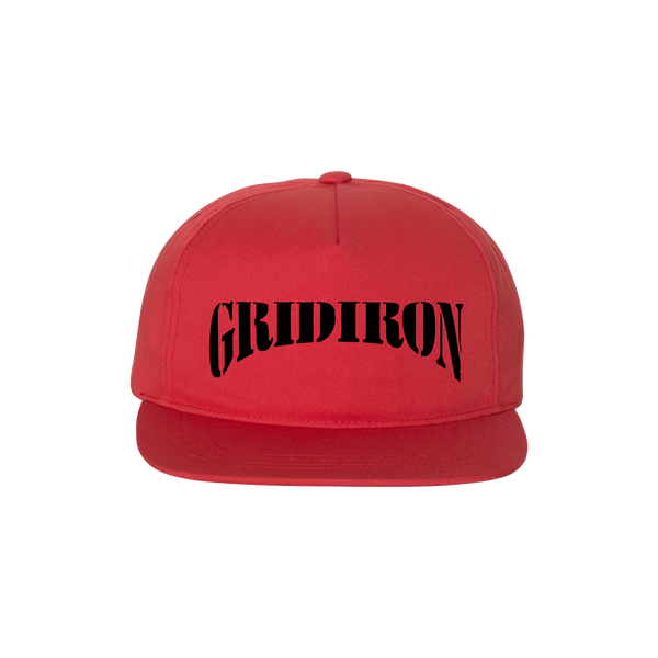 Gridiron Red Logo Snapback
