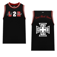 Laid 2 Rest "Never Back Down" Basketball Jersey