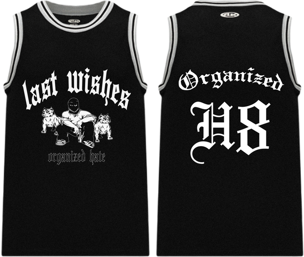Last Wishes "Organized H8" Basketball Jersey
