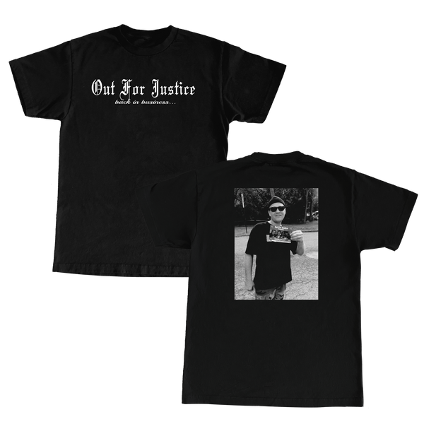 Out For Justice "Back in Biz" T-Shirt