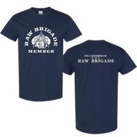 Raw Brigade "Navy MEMBER" T-Shirt