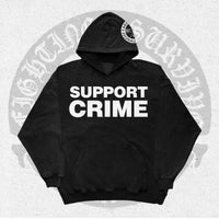 Support Crime "Classic" Hoodie