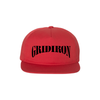 Gridiron Red Logo Snapback